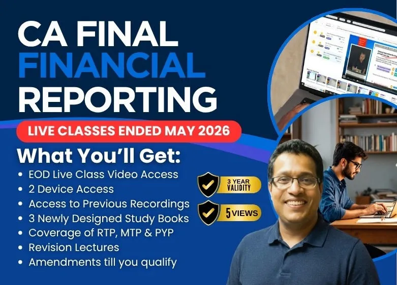 CA Final Financial Reporting by CA Sudarshan Agarwal