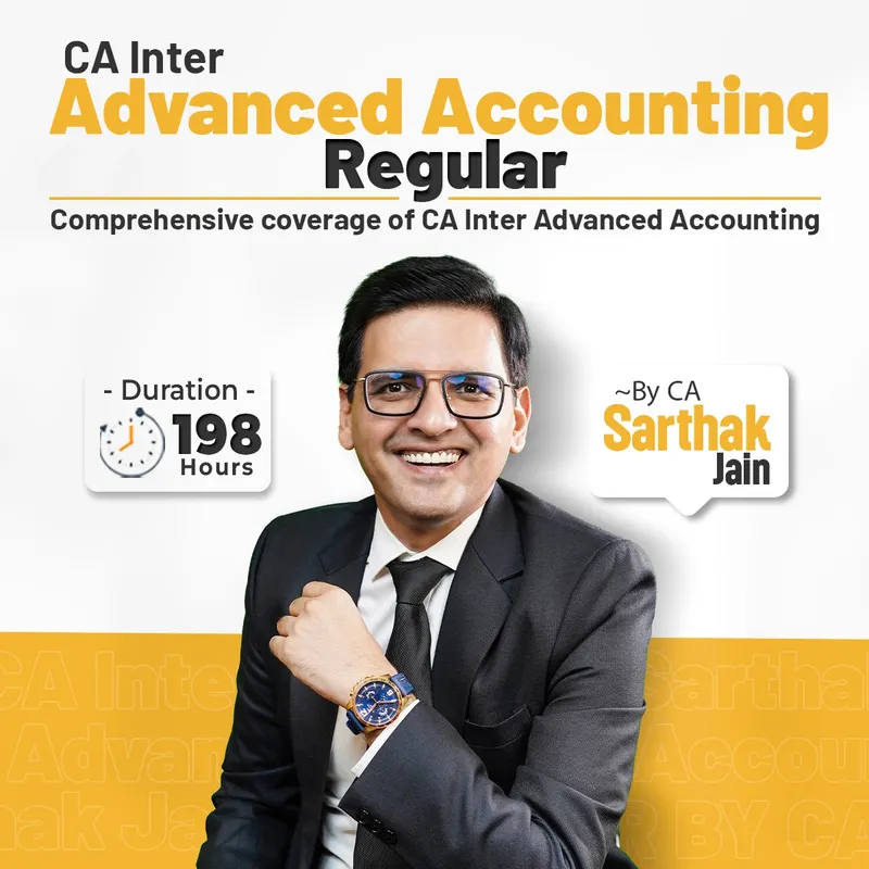 CA Inter Advanced Accounting by CA Sarthak Jain