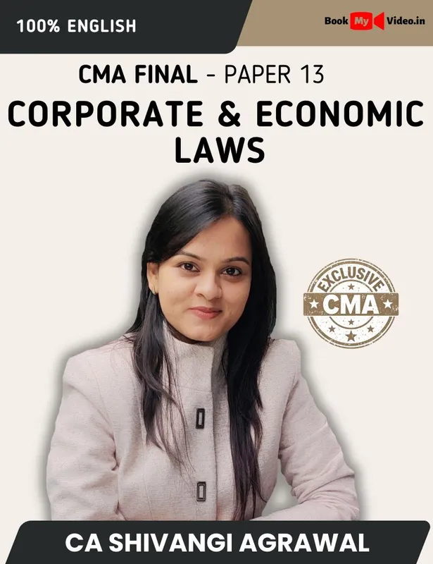 CMA Final Law 100% English - 2026 & 2027 Batch by CA Shivangi Agrawal