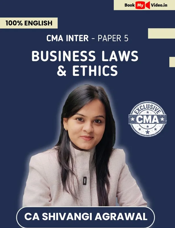 CMA Inter Law 100% English - Dec 2026 by CA Shivangi Agrawal