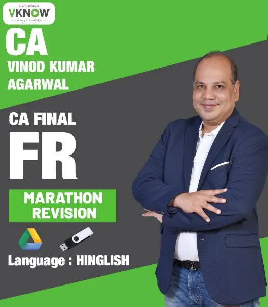 CA Final FR (New Scheme) ( COMPACT BOOK) Marathon Revision by CA Vinod Kumar Agarwal (Hinglish)