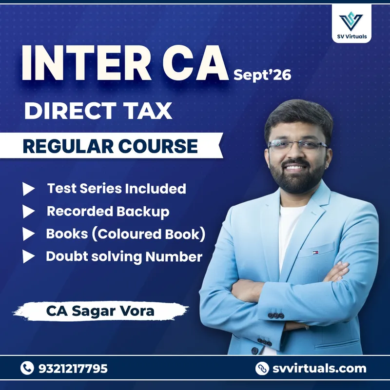 Inter CA Regular Course – Sept 2026