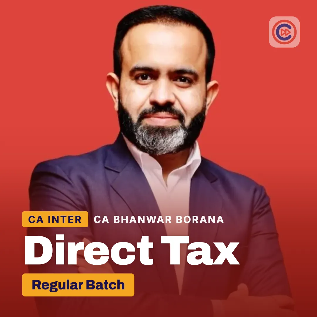 CA Inter Taxation - Income-tax Law by CA Bhanwar Borana