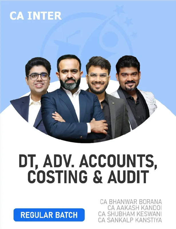CA Bhanwar Borana, CA Shubham Keswani, CA Aakash Kandoi, CA Sankalp Kanstiya