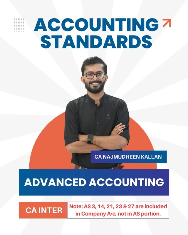 Accounting Standard CA Inter Advanced Accounts