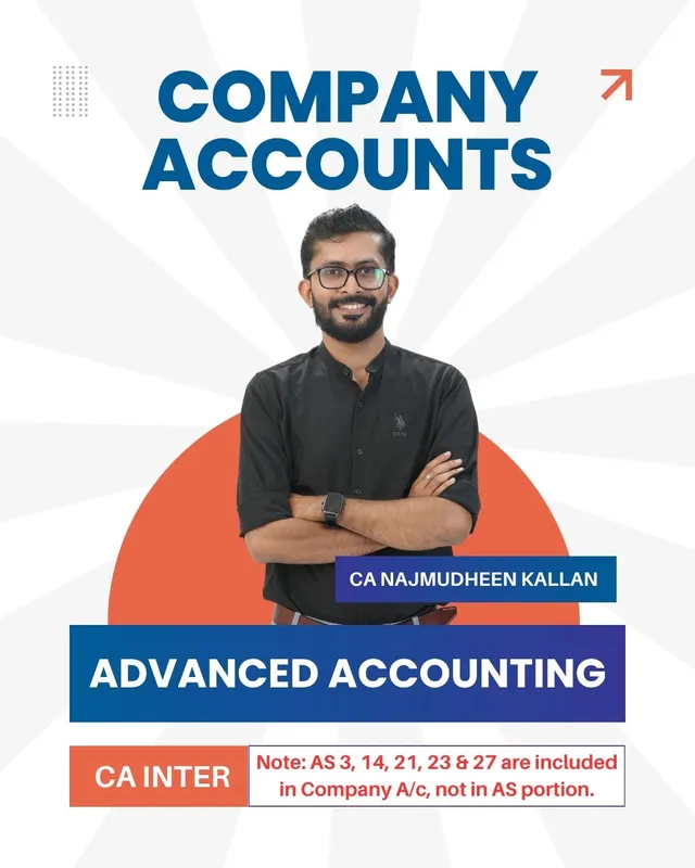 Company Accounts CA Inter Advanced Accounts