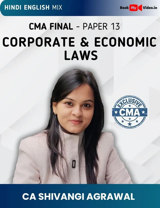 CMA Final Law Hindi English Mix - 2026 & 2027 Batch by CA Shivangi Agrawal