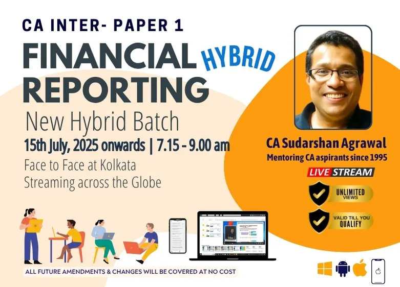 CA Final Financial Reporting by CA Sudarshan Agarwal