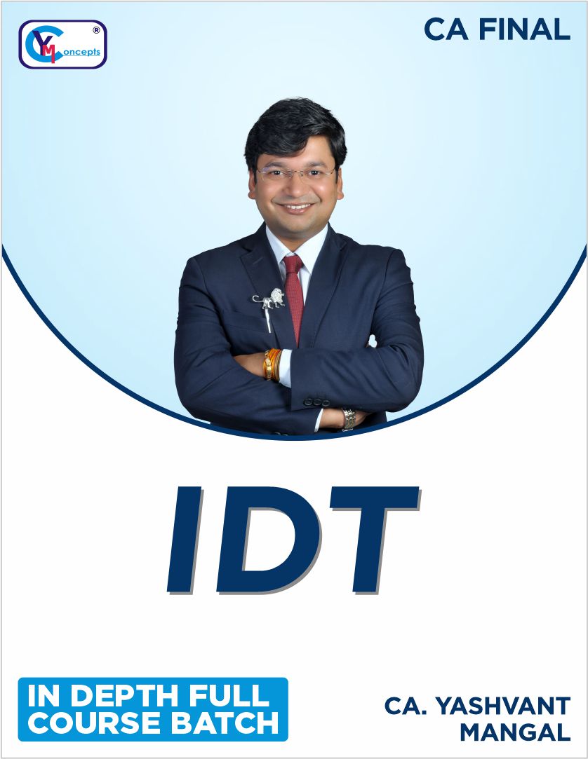CA Final Indirect Tax Laws by CA Yashvant Mangal