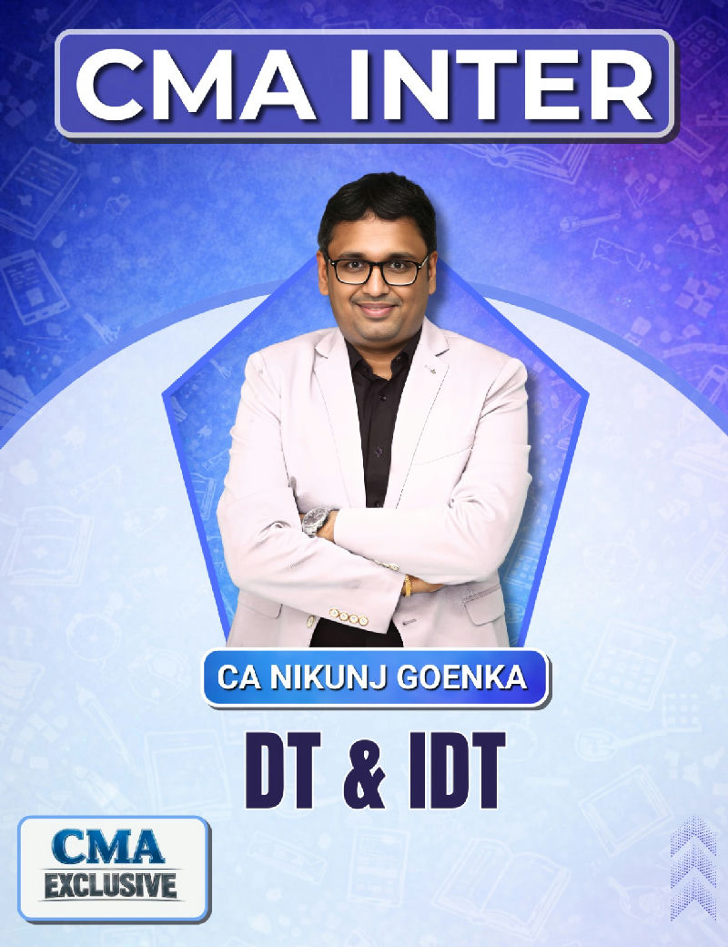 CMA Inter Direct Tax & Indirect Tax (Dec 2026 )