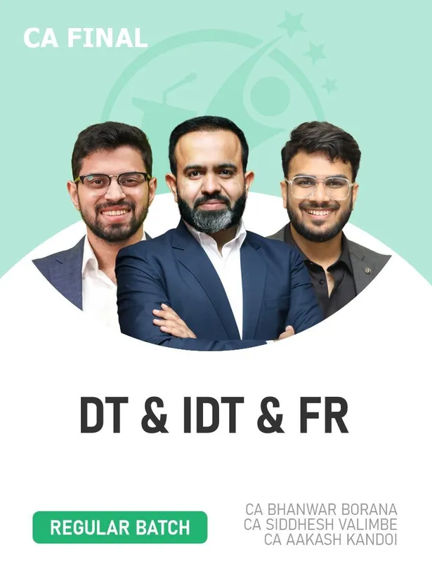 CA Bhanwar Borana, CA Aakash Kandoi, CA Siddhesh Valimbe