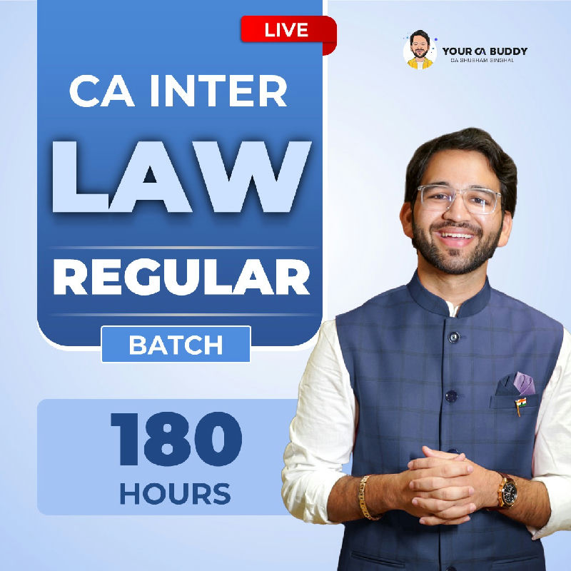CA Inter Corporate and Other Laws by CA Shubham Singhal