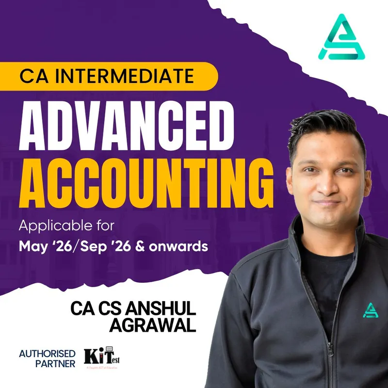 CA Inter Advanced Accounting by CA Anshul Agrawal