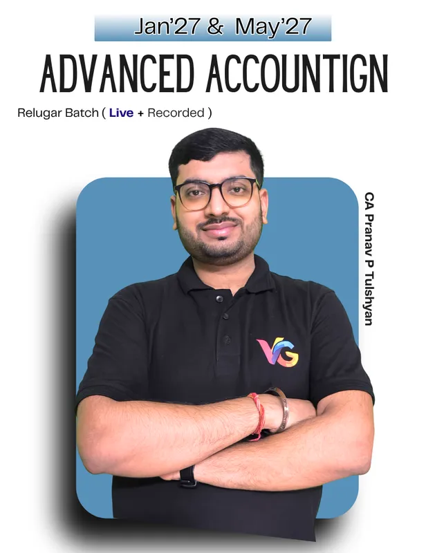 CA Intermediated Gr.1 Advanced Accounting - CA Pranav Pratik Tulshyan - Jan'27 & May'27