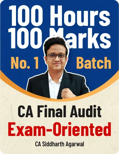CA Final Audit - Exam Oriented Batch - Siddharth Agarwal Sir