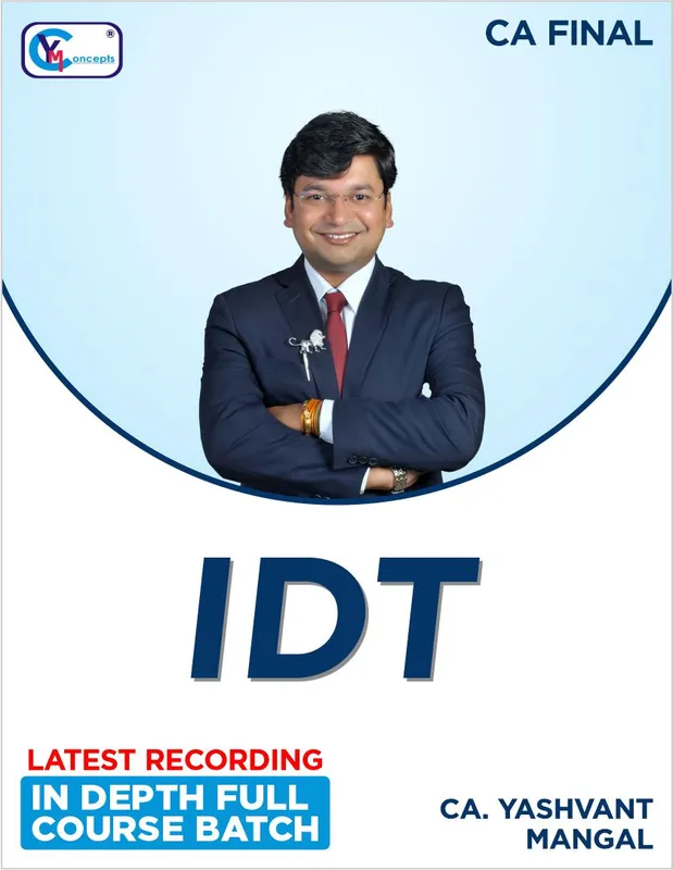 CA Final Indirect Tax Laws by CA Yashvant Mangal