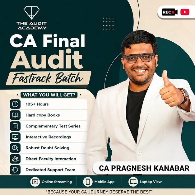 CA Final New Audit Lectures Fastrack Course