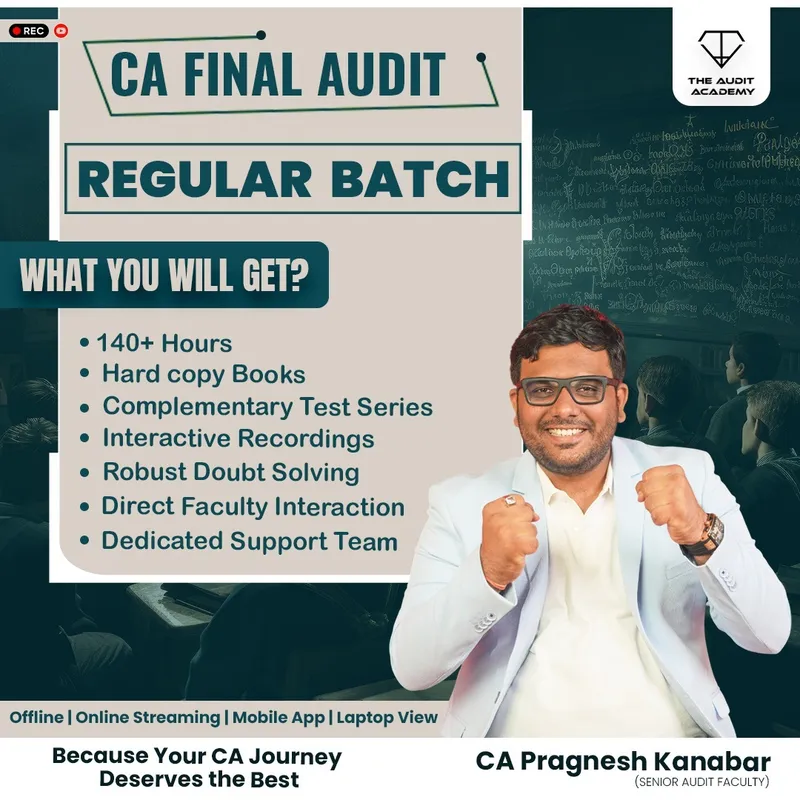 CA Final New Audit Lectures Regular Course