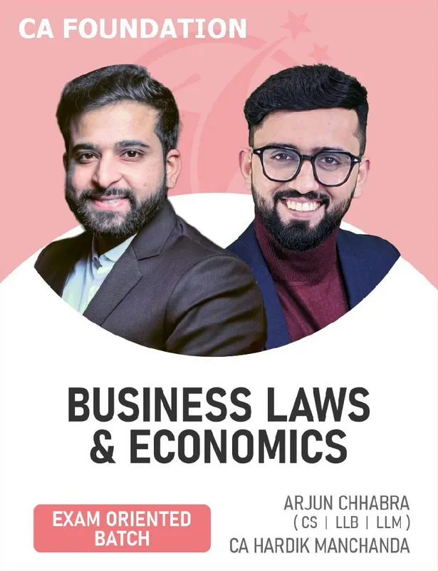 CA Foundation Economics & Business Laws Combo (Exam Oriented) For Jan 27 Exams