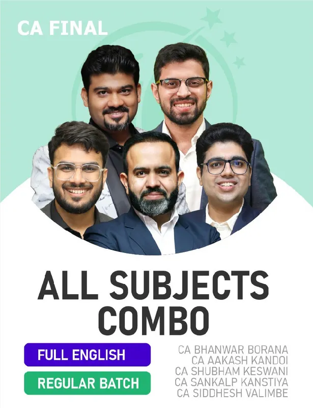 CA Bhanwar Borana, CA Shubham Keswani, CA Aakash Kandoi, CA Sankalp Kanstiya, CA Siddhesh Valimbe