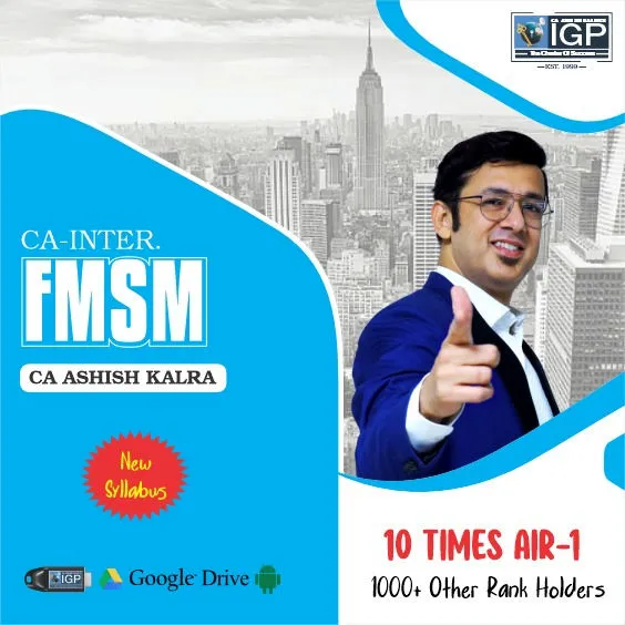 CA Inter Financial Management and Strategic Management by CA Ashish Kalra