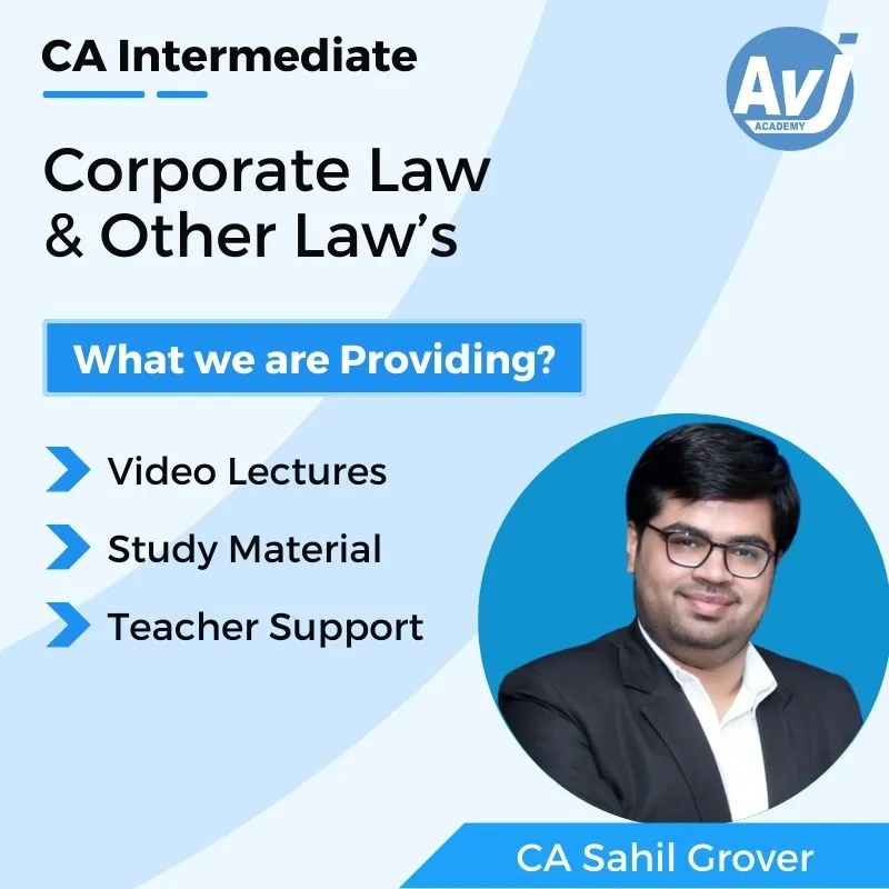 Master CA Inter Corporate & Other Laws with Expert CA Sahil Grover