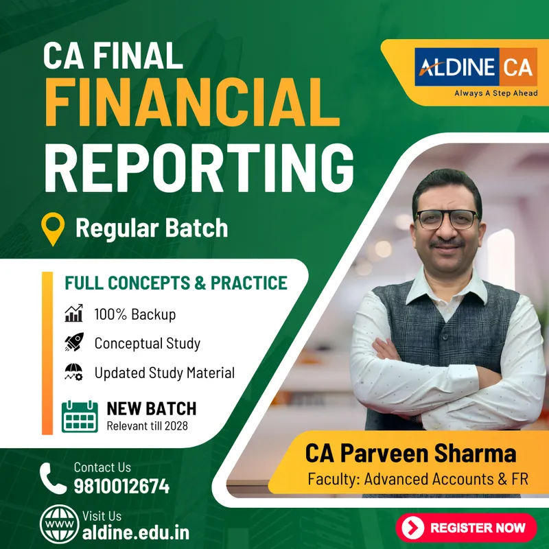 CA Final Financial Reporting by CA Parveen Sharma
