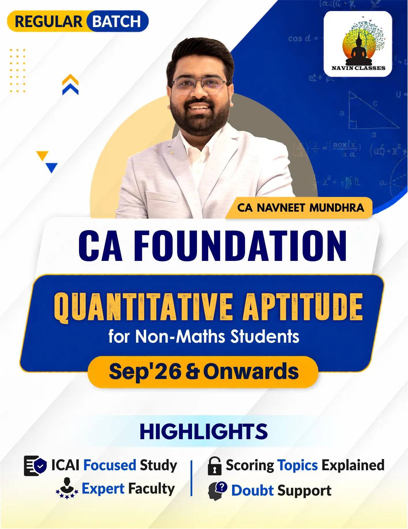 CA Foundation QA for Non-Maths Students