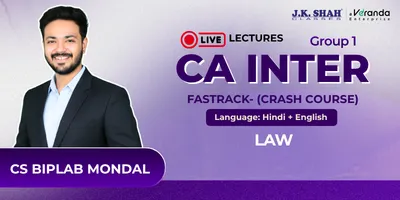 CA Inter, Paper 2 - Corporate and Other Laws - Prof. Biplab Mondal (LIVE ONLINE BATCH)
