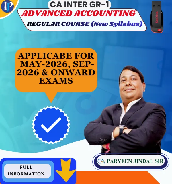 CA Inter Advanced Accounting by CA Parveen Jindal