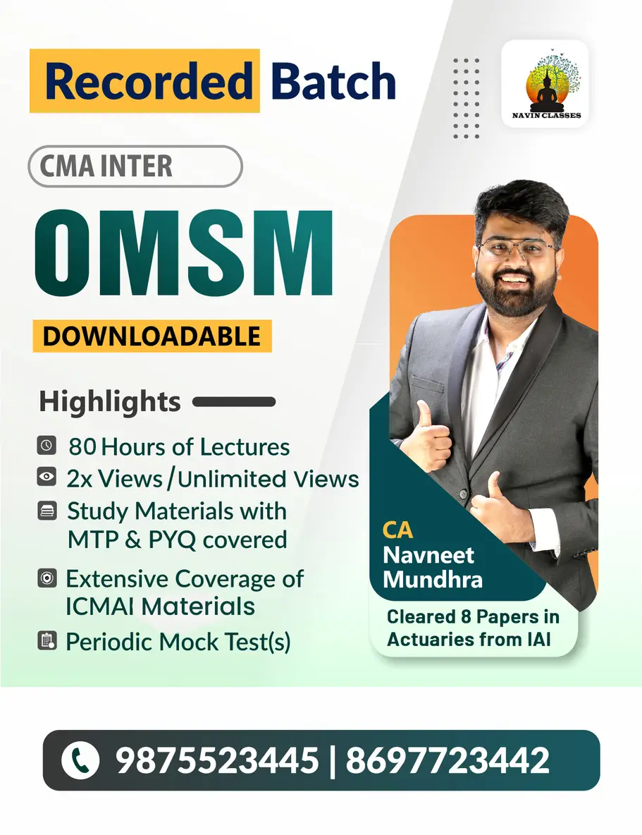 CMA Inter OMSM