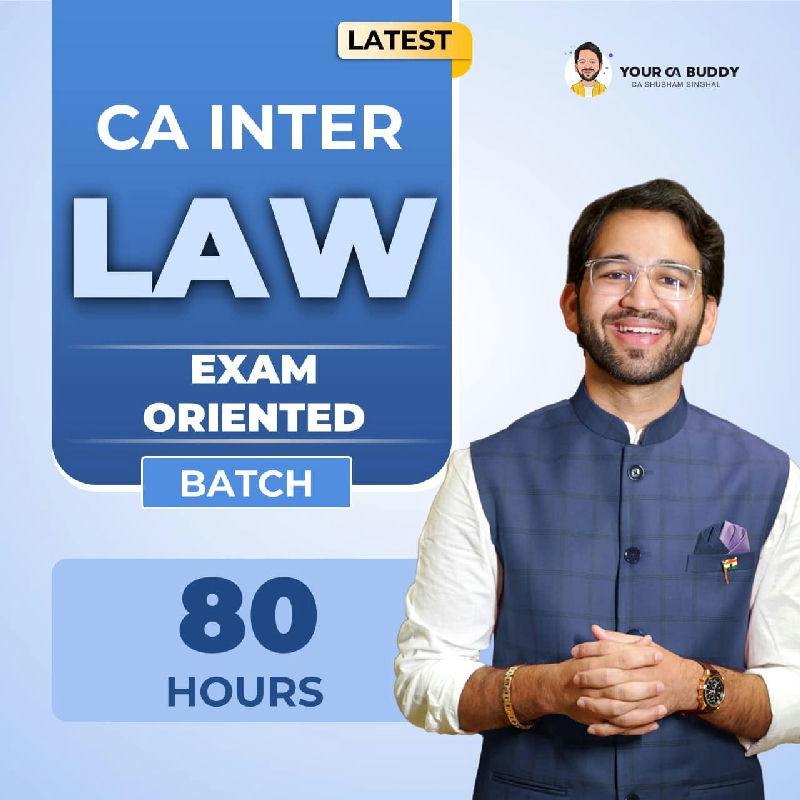 CA Inter Corporate and Other Laws by CA Shubham Singhal