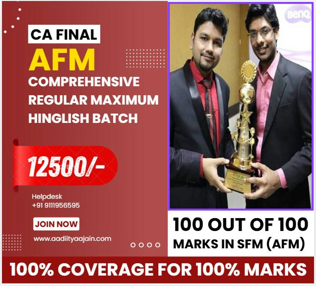 CA Final Advanced Financial Management by CA Aaditya Jain