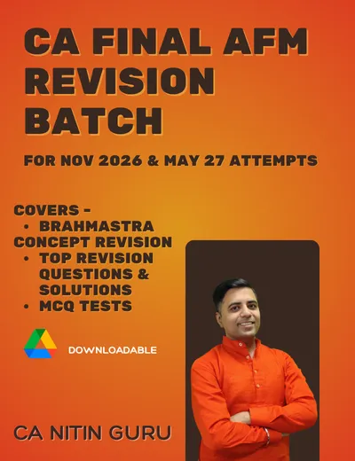 CA Final Advanced Financial Management by CA Nitin Guru
