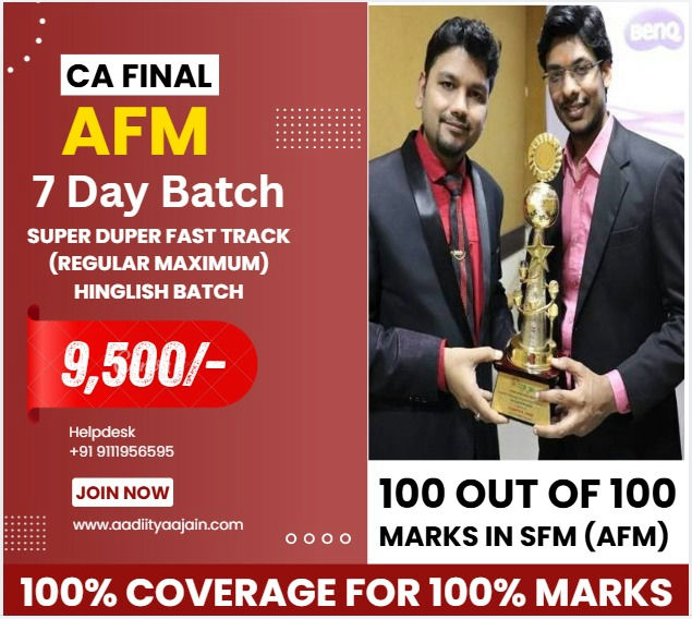CA Final Advanced Financial Management by CA Aaditya Jain