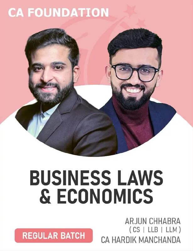 CA Foundation Economics & Business Laws Combo (Regular Batch) For Jan 27 & May 27 Exams