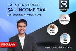 Income Tax - CA Intermediate (September 2026, January 2027)