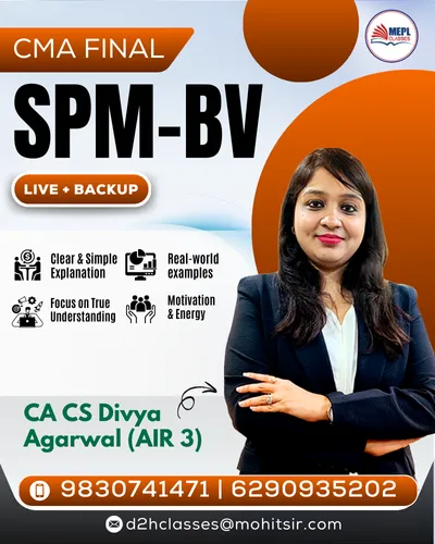 CMA FINAL - PAPER 20A - STRATEGIC PERFORMANCE MANAGEMENT AND BUSINESS VALUATION