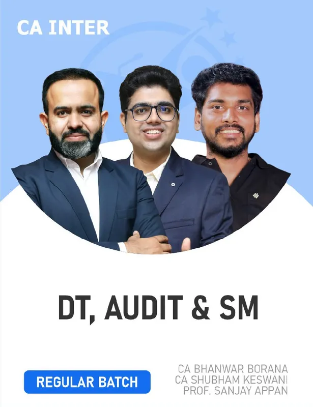 CA Bhanwar Borana, CA Shubham Keswani, Prof. Sanjay Appan