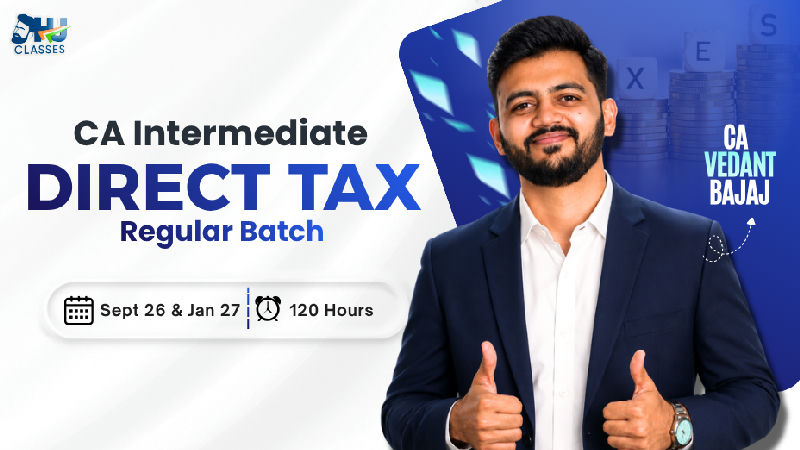 CA Inter Direct Tax Recorded Regular – Sept 2026 & Jan 2027