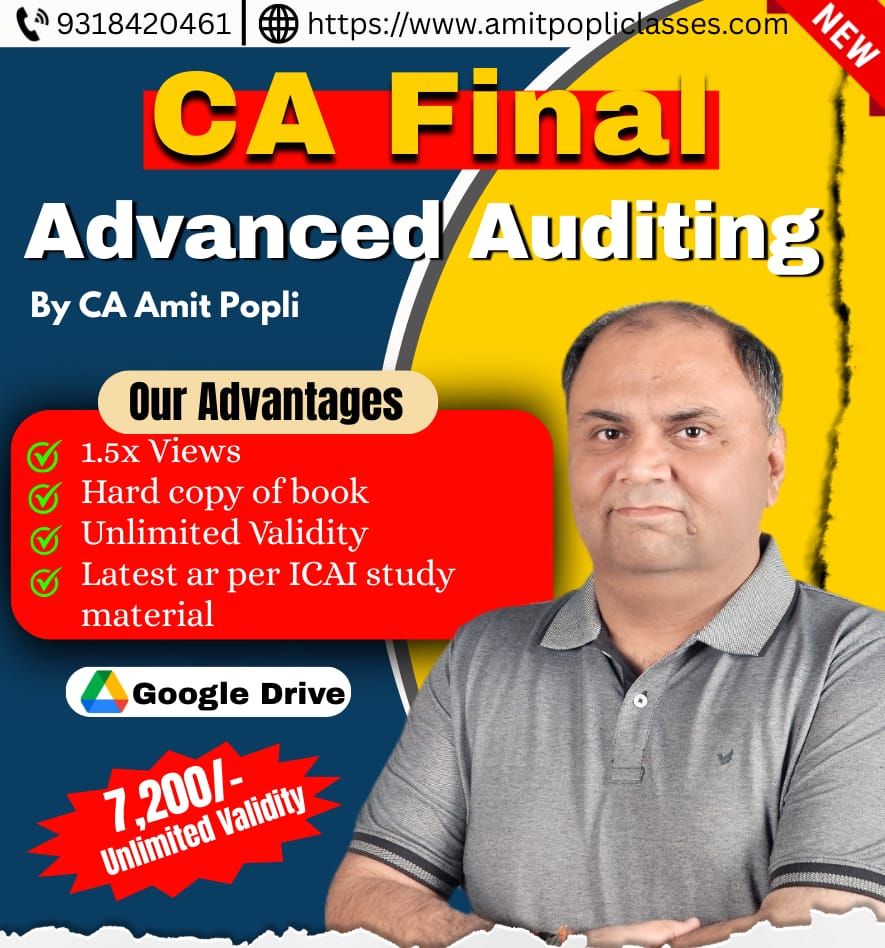 CA Final-Advanced Auditing (REGULAR BATCH)