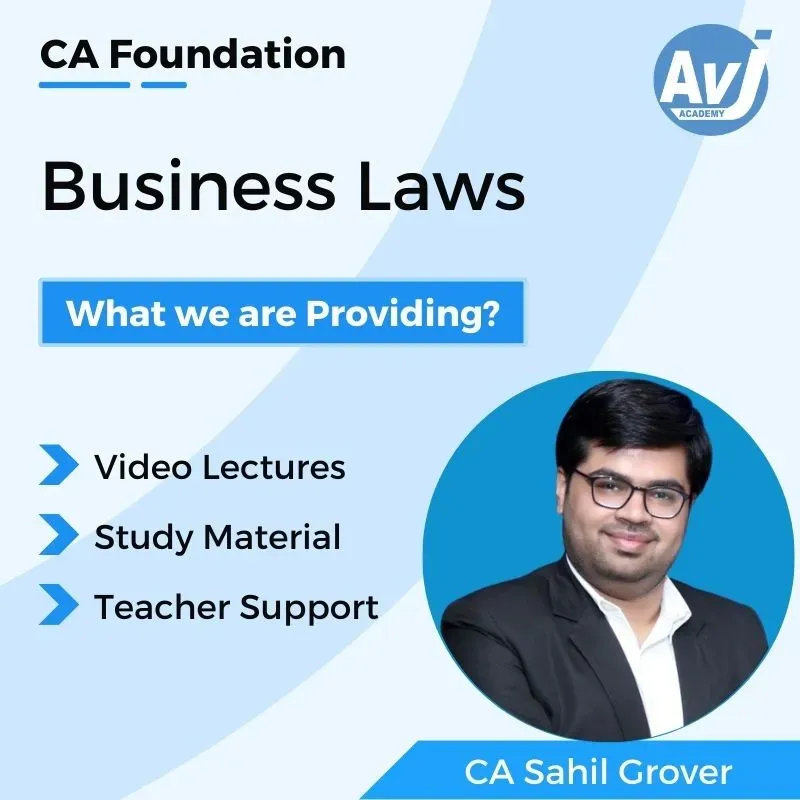 Business Law By CA Sahil Grover – CA Foundation