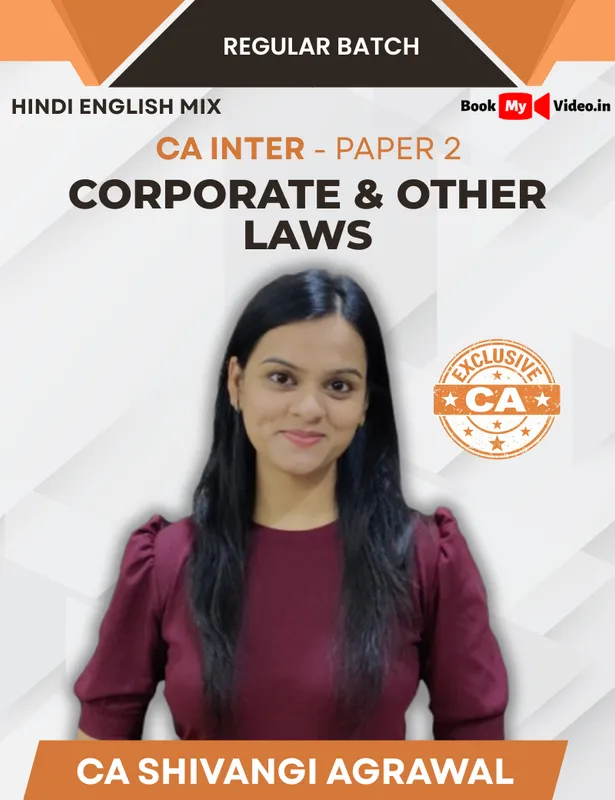 CA Inter Law New Syllabus (Regular Batch) by CA Shivangi Agrawal