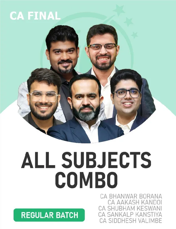 CA Bhanwar Borana, CA Shubham Keswani, CA Aakash Kandoi, CA Sankalp Kanstiya, CA Siddhesh Valimbe