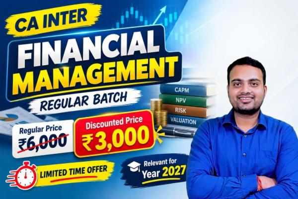 CA Inter Financial Management by CA Prakash Patel