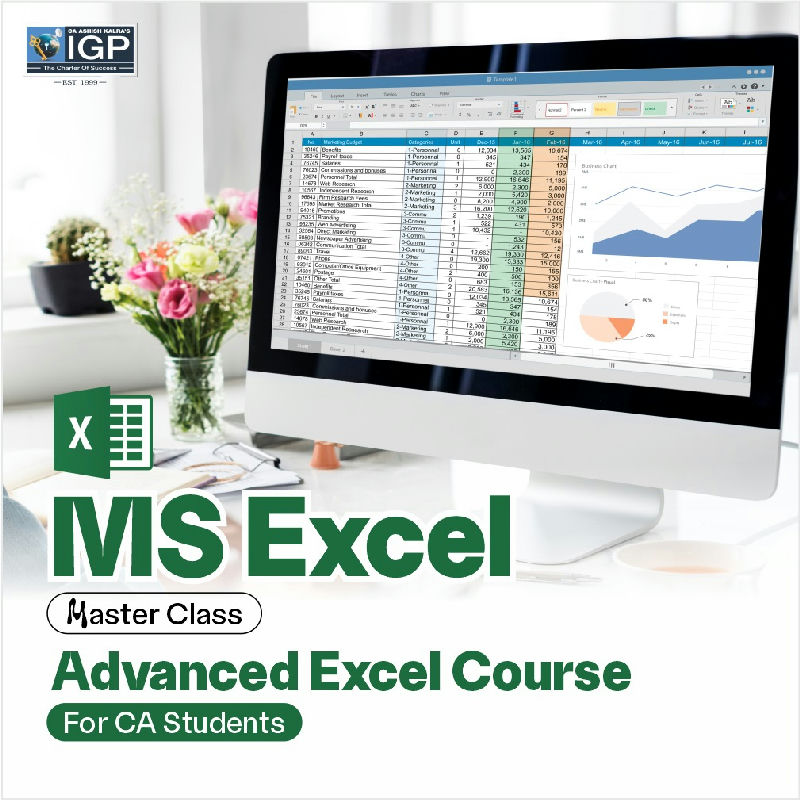 MS Excel MasterClass - Advanced Excel Course For CA Students