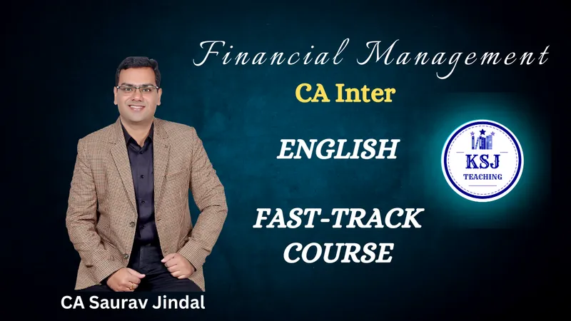 Financial Management All Rounder/Fast-Track Course (English) - CA Inter