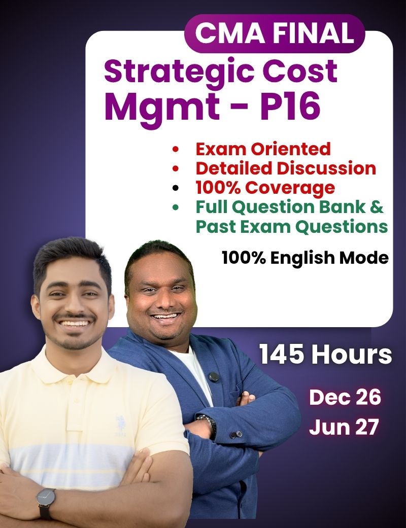 P16 Strategic Cost Management (SCM)
