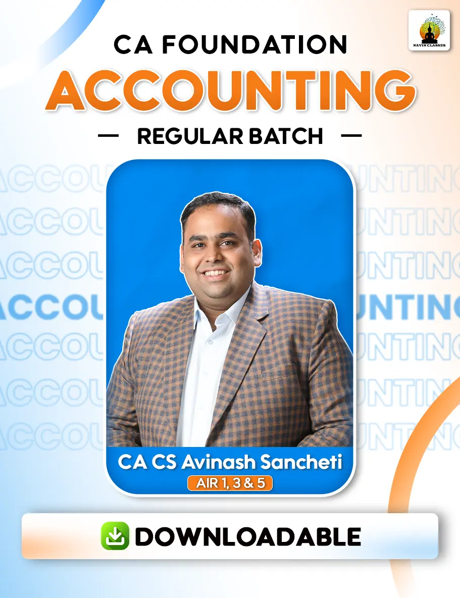 CA Foundation Accounting - Regular Course