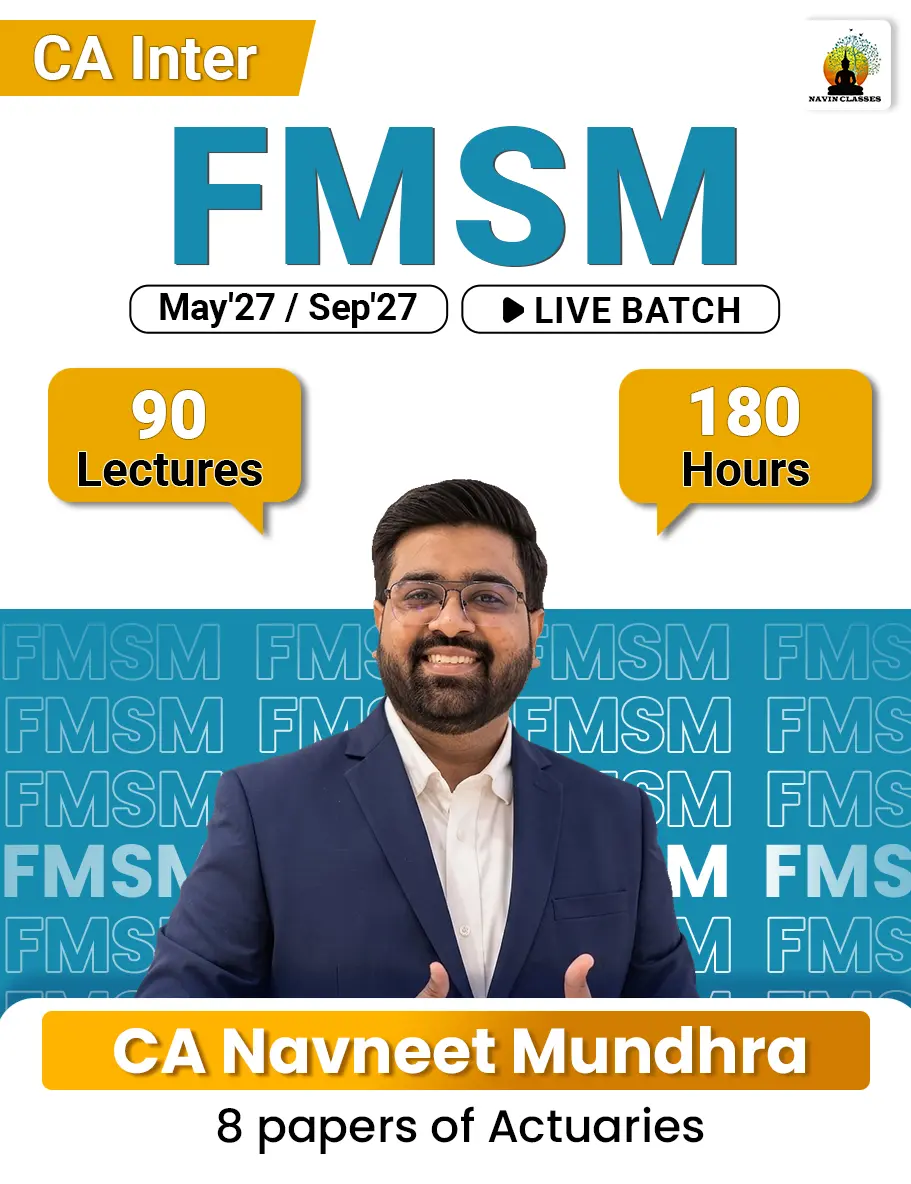 CA Inter FM & SM Live Batch - May | Sep'27